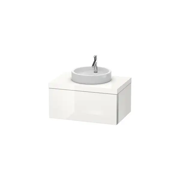 DURAVIT Тумбочка подвесная Starck furniture 835 x 565 черный глянец (S1 9526 4040) фото 1 Aquada.com.ua