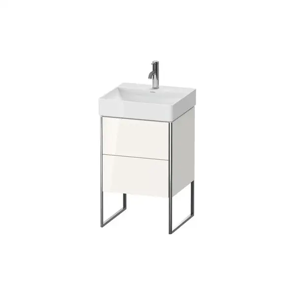 Комплект мебели тумба с раковиной Duravit XSquare 48,4 х 46 см (XS443902222+23535000401) фото 1 Aquada.com.ua