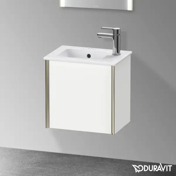Тумба подвесная под раковину Duravit XViu 41 x 29 см, белый матовый (XV4024LB118) фото 2 Aquada.com.ua