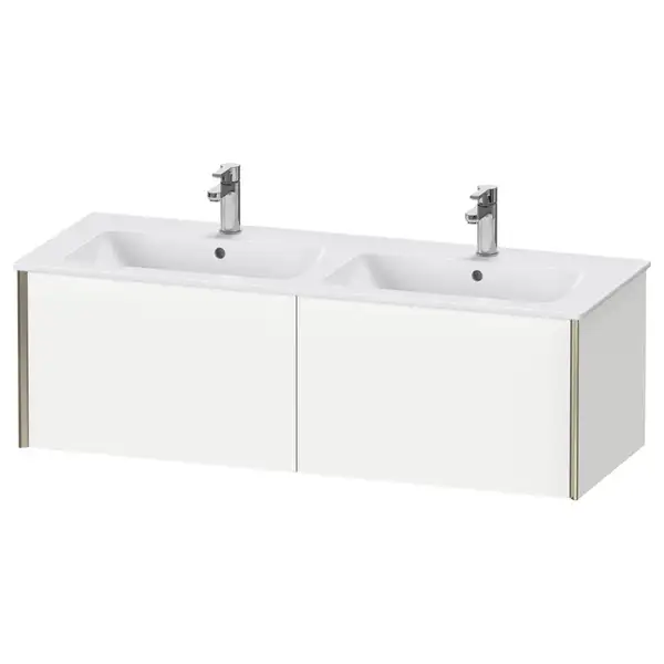 Тумба подвесная под раковину Duravit XViu 128 x 48 см, белый матовый (XV40290B118) фото 1 Aquada.com.ua