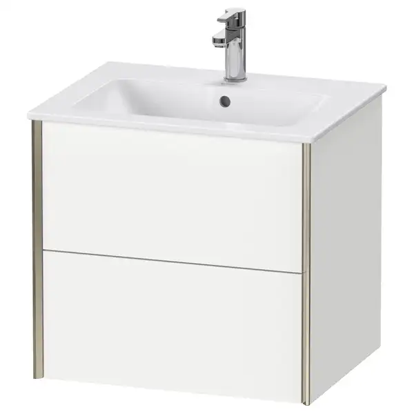 Тумба подвесная под раковину Duravit XViu 61 x 48 см, белый матовый (XV41250B118) фото 1 Aquada.com.ua