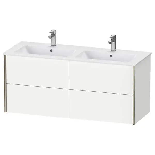 Тумба подвесная под раковину Duravit XViu 128 x 48 см белый матовый (XV41290B118) фото 1 Aquada.com.ua