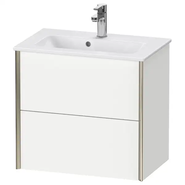 Тумба подвесная под раковину Duravit XViu 61 x 39 см, белый матовый (XV41780B118) фото 1 Aquada.com.ua