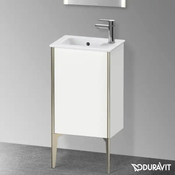 Тумба напольная под раковину Duravit XViu 41 x 29 см, белый матовый (XV4480LB118) фото 2 Aquada.com.ua