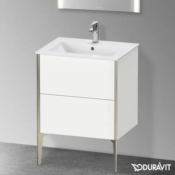 Тумба напольная под раковину Duravit XViu 61 x 48 см, белый матовый (XV44810B118) фото 2 Aquada.com.ua