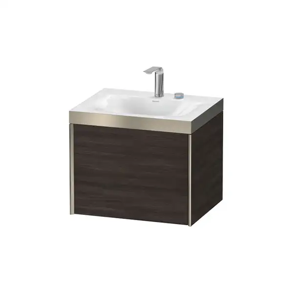 Тумба подвесная с раковиной c-bonded Duravit XViu 60 x 48 см, каштан тёмный (XV4609EB153P) фото 1 Aquada.com.ua Тумба подвесная с раковиной c-bonded Duravit XViu 60 x 48 см, каштан тёмный (XV4609EB153P) фото 1 Aquada.com.ua