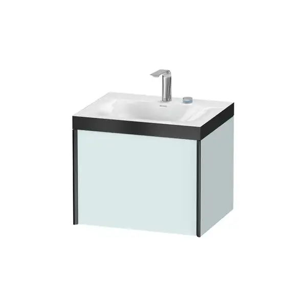 Тумба подвесная с раковиной c-bonded Duravit XViu 60 x 48 см, светло-голубой матовый (XV4609EB209P) фото 1 Aquada.com.ua Тумба подвесная с раковиной c-bonded Duravit XViu 60 x 48 см, светло-голубой матовый (XV4609EB209P) фото 1 Aquada.com.ua