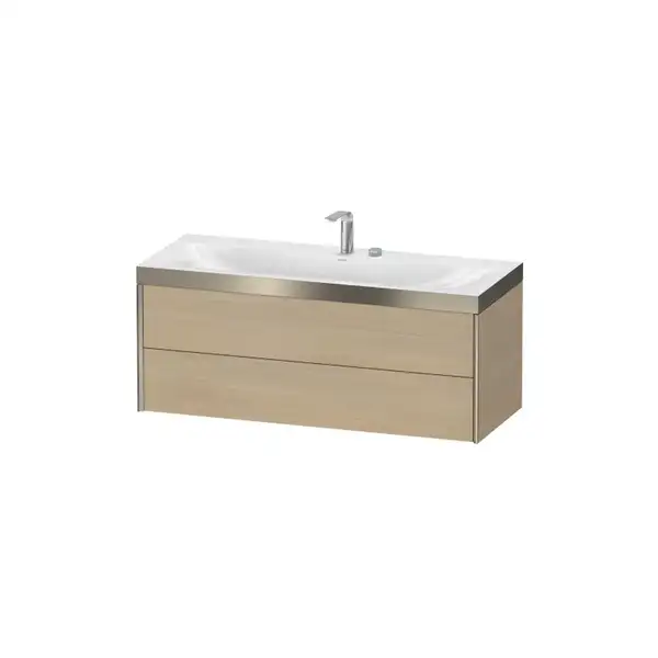 Тумба подвесная с раковиной c-bonded Duravit XViu 120 x 48 см, средиземноморский дуб (XV4617EB171P) фото 1 Aquada.com.ua Тумба подвесная с раковиной c-bonded Duravit XViu 120 x 48 см, средиземноморский дуб (XV4617EB171P) фото 1 Aquada.com.ua