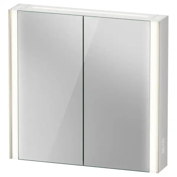 Зеркальный шкафчик с LED подсветкой Duravit XViu 82 х 15,6 х h80 см, версия «icon» (XV71420B1B1) фото 1 Aquada.com.ua
