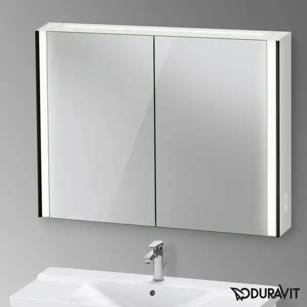 Зеркальный шкафчик с LED подсветкой Duravit XViu 102 х 15,6 х h80 см, версия «icon» (XV71430B2B2) фото 3 Aquada.com.ua Зеркальный шкафчик с LED подсветкой Duravit XViu 102 х 15,6 х h80 см, версия «icon» (XV71430B2B2) фото 3 Aquada.com.ua