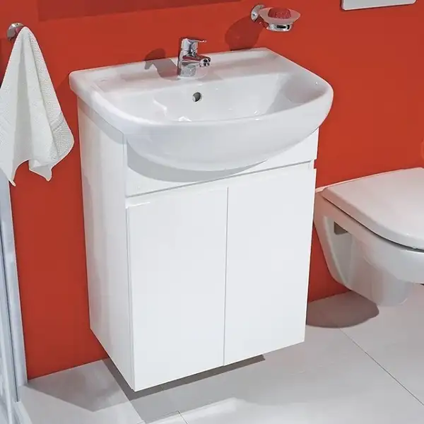 Тумба под умывальник 60 см белый Jika Lyra (H4531210383001) фото 2 Aquada.com.ua