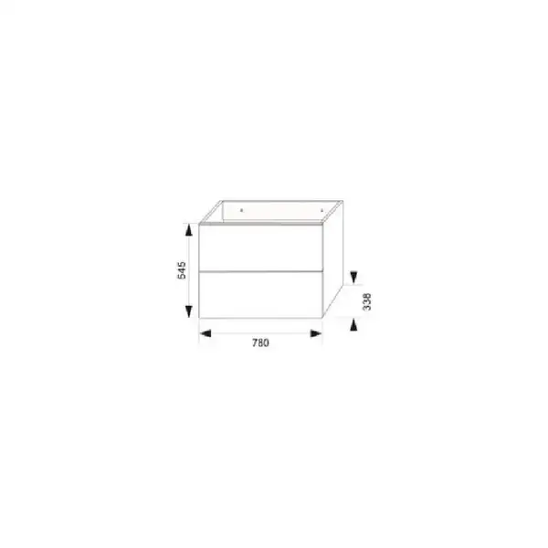 Тумба под раковину 80 см Jika Pure (H4558721745001) фото 2 Aquada.com.ua