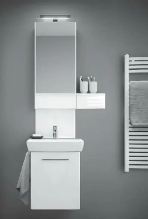 KOLO NOVA PRO шкафчик с зеркалом 80cm, левый, белый глянец (88432000) фото 3 Aquada.com.ua KOLO NOVA PRO шкафчик с зеркалом 80cm, левый, белый глянец (88432000) фото 3 Aquada.com.ua