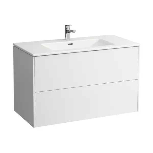 Тумба с умывальником 100 см Laufen Pro S, белый глянцевый (H8649622611041) фото 1 Aquada.com.ua