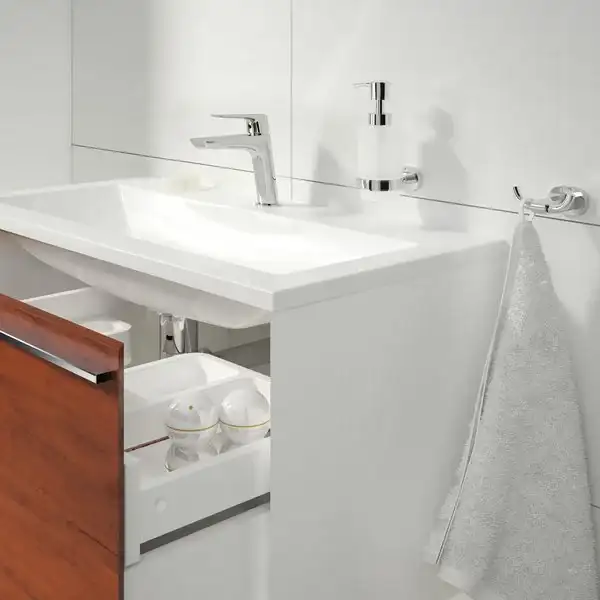 RAVAK Тумба под раковину SD Clear 80x38x42 см белый/черешня (X000000758) фото 3 Aquada.com.ua RAVAK Тумба под раковину SD Clear 80x38x42 см белый/черешня (X000000758) фото 3 Aquada.com.ua