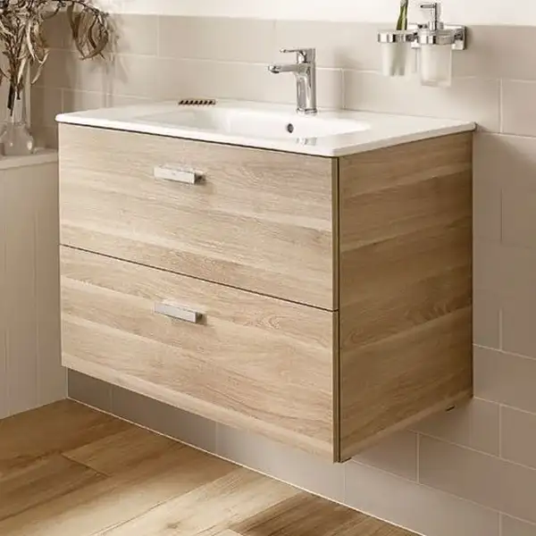 Тумба з умивальником Roca VICTORIA BASIC 80, береза (A855852422) Тумба з умивальником Roca VICTORIA BASIC 80, береза (A855852422)