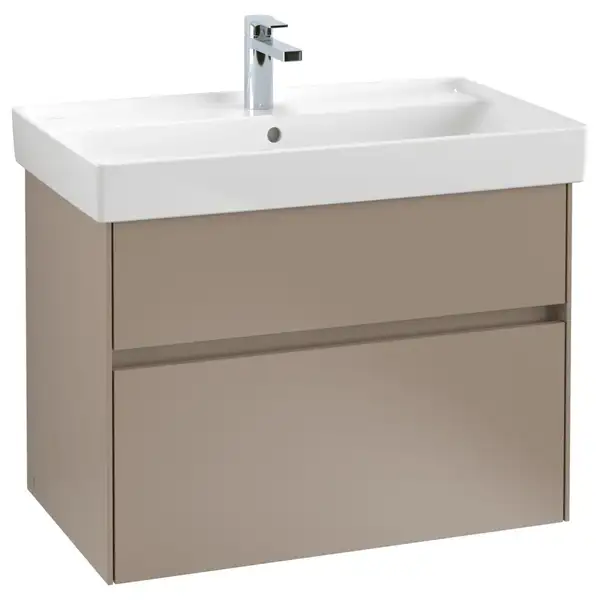 Тумба под умывальник 75,4 см Villeroy & Boch Collaro (Truffle Grey) (C01000VG) фото 1 Aquada.com.ua