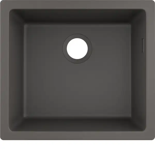 Hansgrohe S510-U450 Мойка кухонная под столешницу, Stonegrey (43431290)