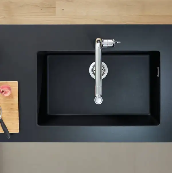Hansgrohe S510-U660 Мойка кухонная, Stonegrey (43432290)