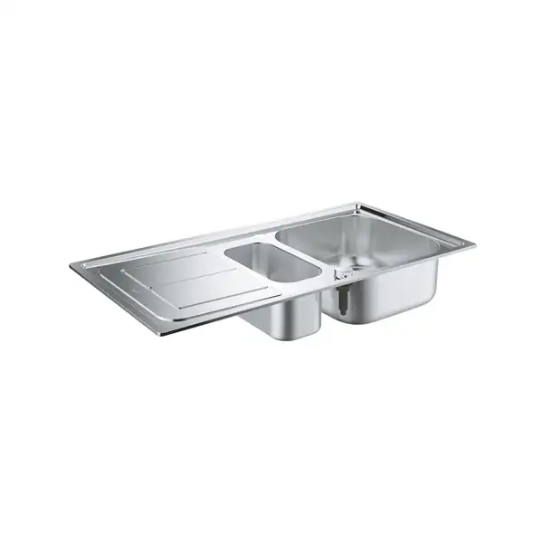 GROHE Комплект Мийка для кухні 860 x 500 мм з ексцентриком, 1 чаша + Eurosmart Змішувач одноважільний для (31565SD0) фото 1 Aquada.com.ua GROHE Комплект Мийка для кухні 860 x 500 мм з ексцентриком, 1 чаша + Eurosmart Змішувач одноважільний для (31565SD0) фото 1 Aquada.com.ua