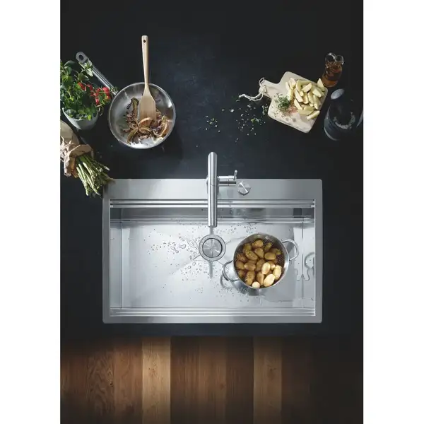 Grohe K800 Мойка кухонная, сталь (31586SD0)