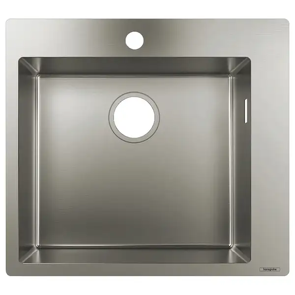 Встраиваемая кухонная мойка Hansgrohe S71 S711-F450 (цвет - нержавеющая сталь) 450 (43301800) фото 1 Aquada.com.ua Встраиваемая кухонная мойка Hansgrohe S71 S711-F450 (цвет - нержавеющая сталь) 450 (43301800) фото 1 Aquada.com.ua