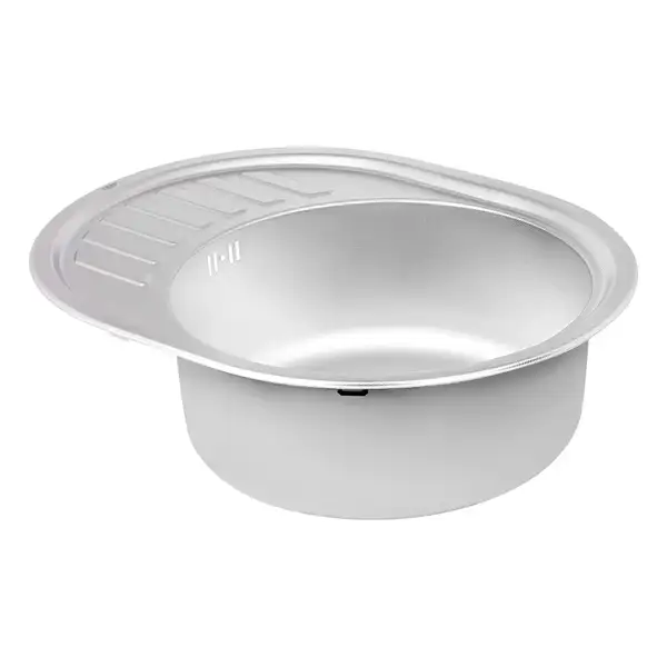 Кухонна мийка Qtap 5745 Micro Decor 0,8 мм (QT5745MICDEC08) (QT5745MICDEC08) фото 4 Aquada.com.ua