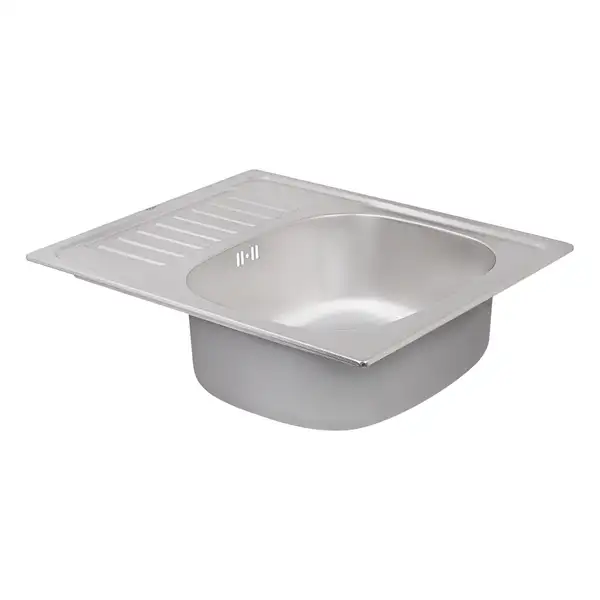 Кухонна мийка Qtap 5848 Micro Decor 0,8 мм (QT5848MICDEC08) (QT5848MICDEC08) фото 4 Aquada.com.ua