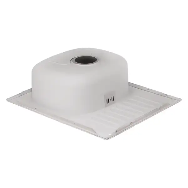 Кухонна мийка Qtap 5848 Micro Decor 0,8 мм (QT5848MICDEC08) (QT5848MICDEC08) фото 5 Aquada.com.ua