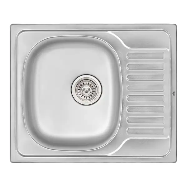 Кухонна мийка Qtap 5848 Satin 0,8 мм (QT5848SAT08) (QT5848SAT08) фото 1 Aquada.com.ua