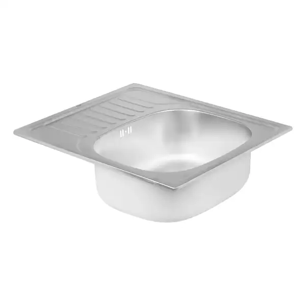 Кухонна мийка Qtap 5848 Satin 0,8 мм (QT5848SAT08) (QT5848SAT08) фото 4 Aquada.com.ua