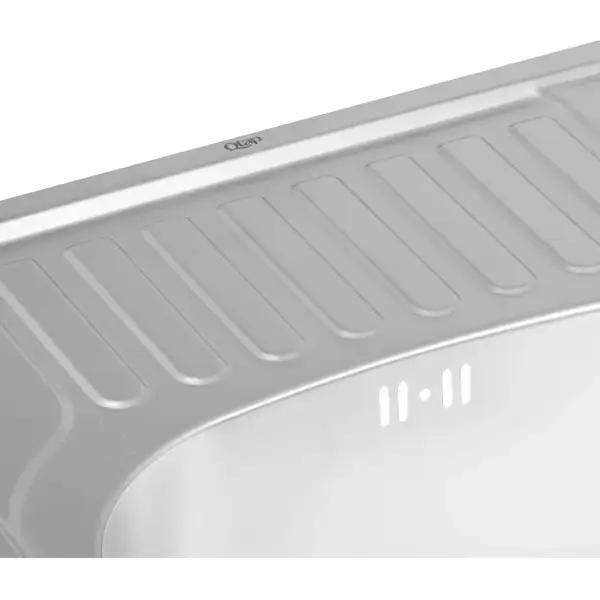 Кухонна мийка Qtap 5848 Satin 0,8 мм (QT5848SAT08) (QT5848SAT08) фото 6 Aquada.com.ua