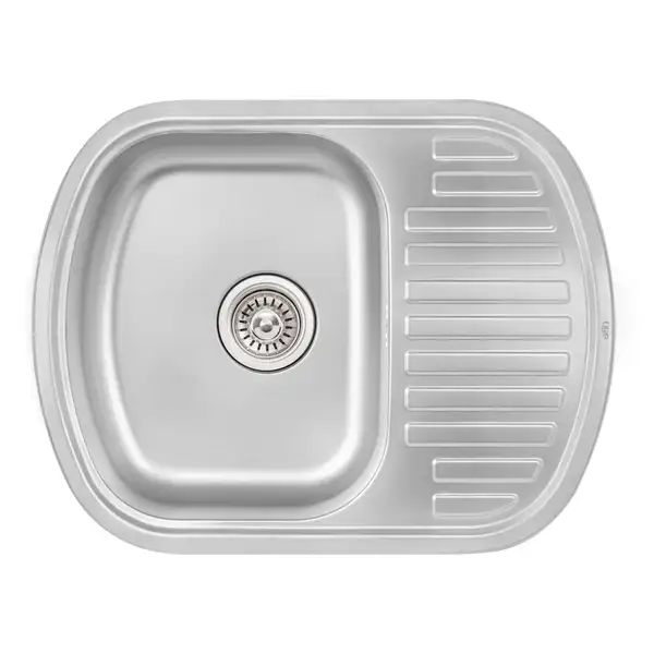 Кухонна мийка Qtap 6349 Micro Decor 0,8 мм (QT6349MICDEC08) (QT6349MICDEC08) фото 1 Aquada.com.ua