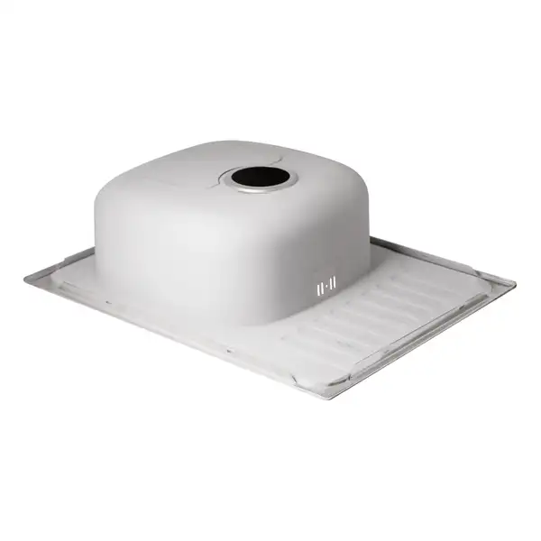 Кухонна мийка Qtap 6550 Micro Decor 0,8 мм (QT6550MICDEC08) (QT6550MICDEC08) фото 5 Aquada.com.ua