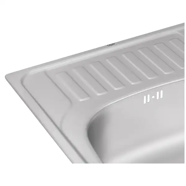Кухонна мийка Qtap 6550 Satin 0,8 мм (QT6550SAT08) (QT6550SAT08) фото 6 Aquada.com.ua