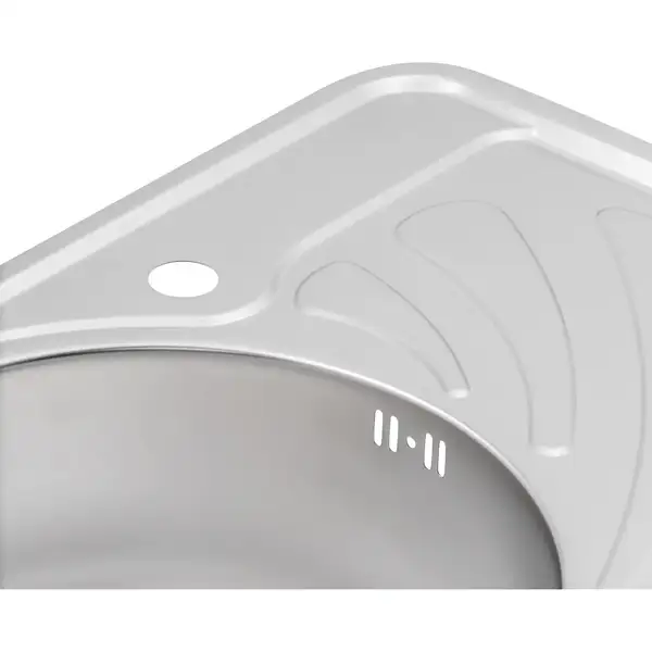 Кухонна мийка Qtap 6744L Satin 0,8 мм (QT6744LSAT08) (QT6744LSAT08) фото 6 Aquada.com.ua