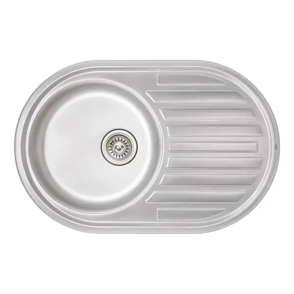 Кухонна мийка Qtap 7750 Micro Decor 0,8 мм (QT7750MICDEC08) (QT7750MICDEC08) фото 1 Aquada.com.ua