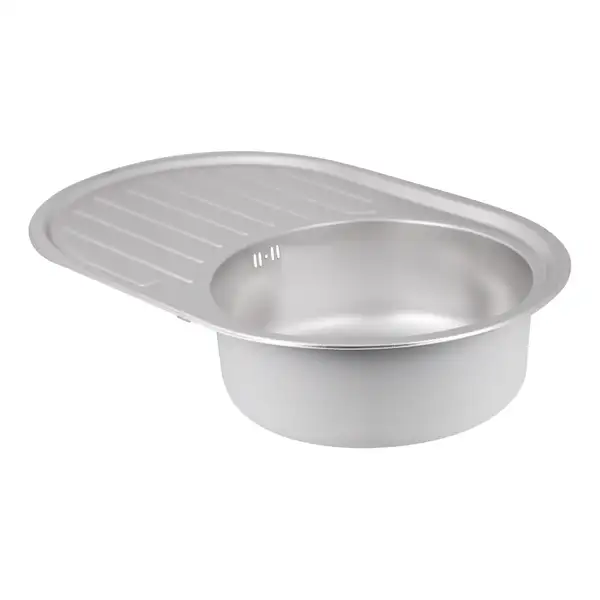 Кухонна мийка Qtap 7750 Micro Decor 0,8 мм (QT7750MICDEC08) (QT7750MICDEC08) фото 5 Aquada.com.ua