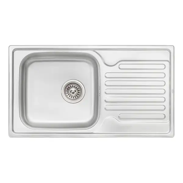 Кухонна мийка Qtap 7843 Micro Decor 0,8 мм (QT7843MICDEC08) (QT7843MICDEC08) фото 1 Aquada.com.ua