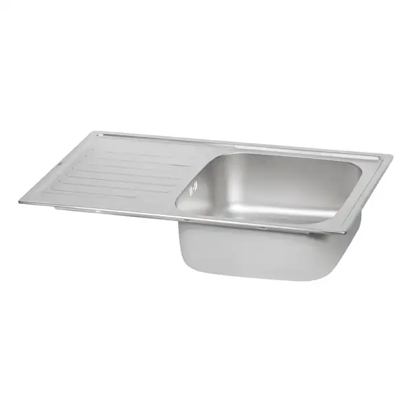 Кухонна мийка Qtap 7843 Micro Decor 0,8 мм (QT7843MICDEC08) (QT7843MICDEC08) фото 4 Aquada.com.ua
