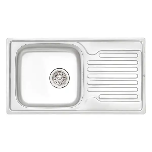 Кухонна мийка Qtap 7843 Satin 0,8 мм (QT7843SAT08) (QT7843SAT08) фото 1 Aquada.com.ua