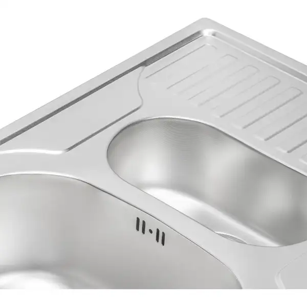 Кухонна мийка Qtap 7850-B Micro Decor 0,8 мм (QT7850BMICDEC08) (QT7850BMICDEC08) фото 6 Aquada.com.ua
