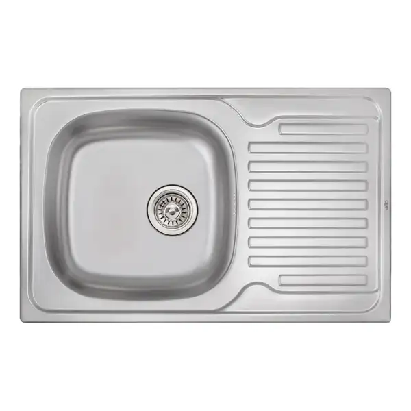 Кухонна мийка Qtap 7850 Micro Decor 0,8 мм (QT7850MICDEC08) (QT7850MICDEC08) фото 1 Aquada.com.ua