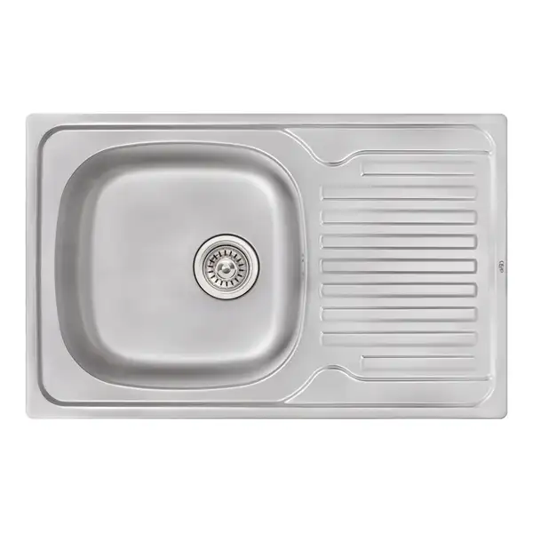 Кухонна мийка Qtap 7850 Satin 0,8 мм (QT7850SAT08) (QT7850SAT08) фото 1 Aquada.com.ua