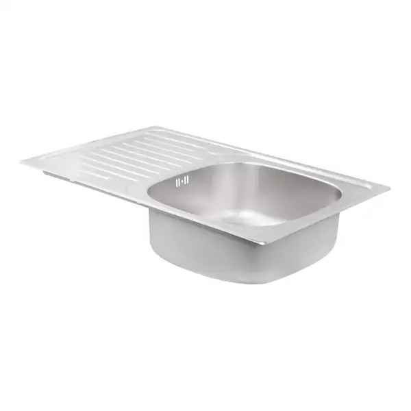 Кухонна мийка Qtap 7850 Satin 0,8 мм (QT7850SAT08) (QT7850SAT08) фото 4 Aquada.com.ua