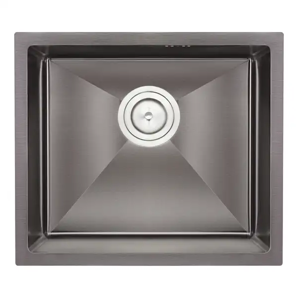 Кухонна мийка Qtap D4843BL Black 2.7/1.0 мм (QTD4843BLPVD2710) (QTD4843BLPVD2710) фото 1 Aquada.com.ua