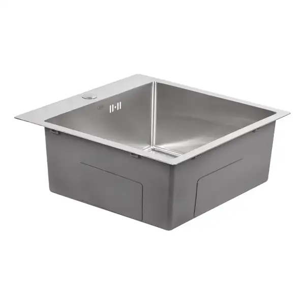 Кухонна мийка Qtap D5050 Satin 2.7/1.0 мм (QTD505010) (QTD505010) фото 4 Aquada.com.ua
