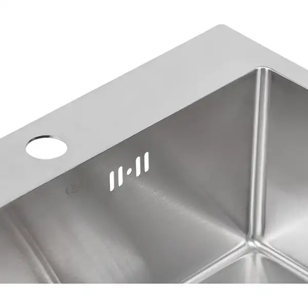 Кухонна мийка Qtap D5050 Satin 2.7/1.0 мм (QTD505010) (QTD505010) фото 5 Aquada.com.ua