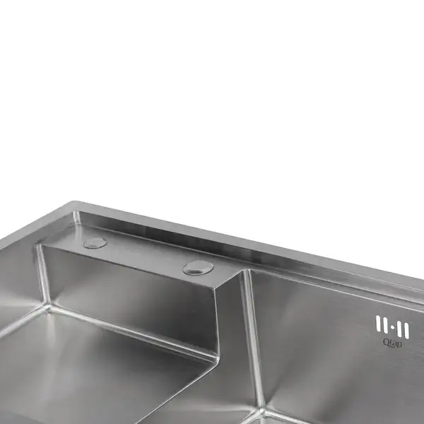 Кухонна мийка Qtap D7848-R Satin 3.0/1.2 мм (QTD7848R3012) (QTD7848R3012) фото 6 Aquada.com.ua