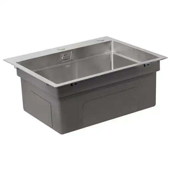 Набір 3 в 1 Qtap кухонна мийка DH5050 3.0/1.2 мм Satin + сушарка + дозатор для миючого засобу (QTDH5050SET3012) фото 4 Aquada.com.ua